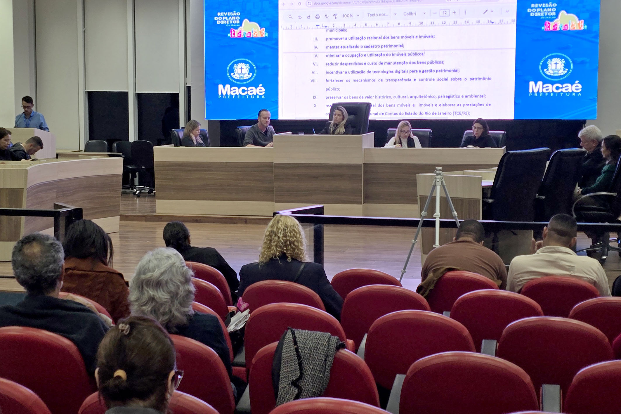 Macaé avança na revisão do Plano Diretor com audiência sobre Desenvolvimento Sociocultural
